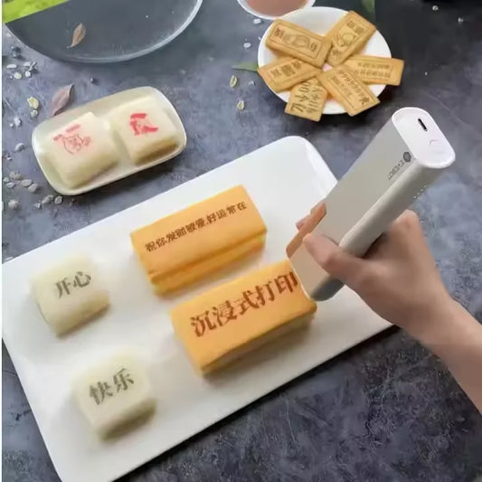 Yaomatec 26mm PrintPen Portable Inkjet Pen Print Custom DIY Bread Coffee Beer Latter Food Edible Inkjet Printer